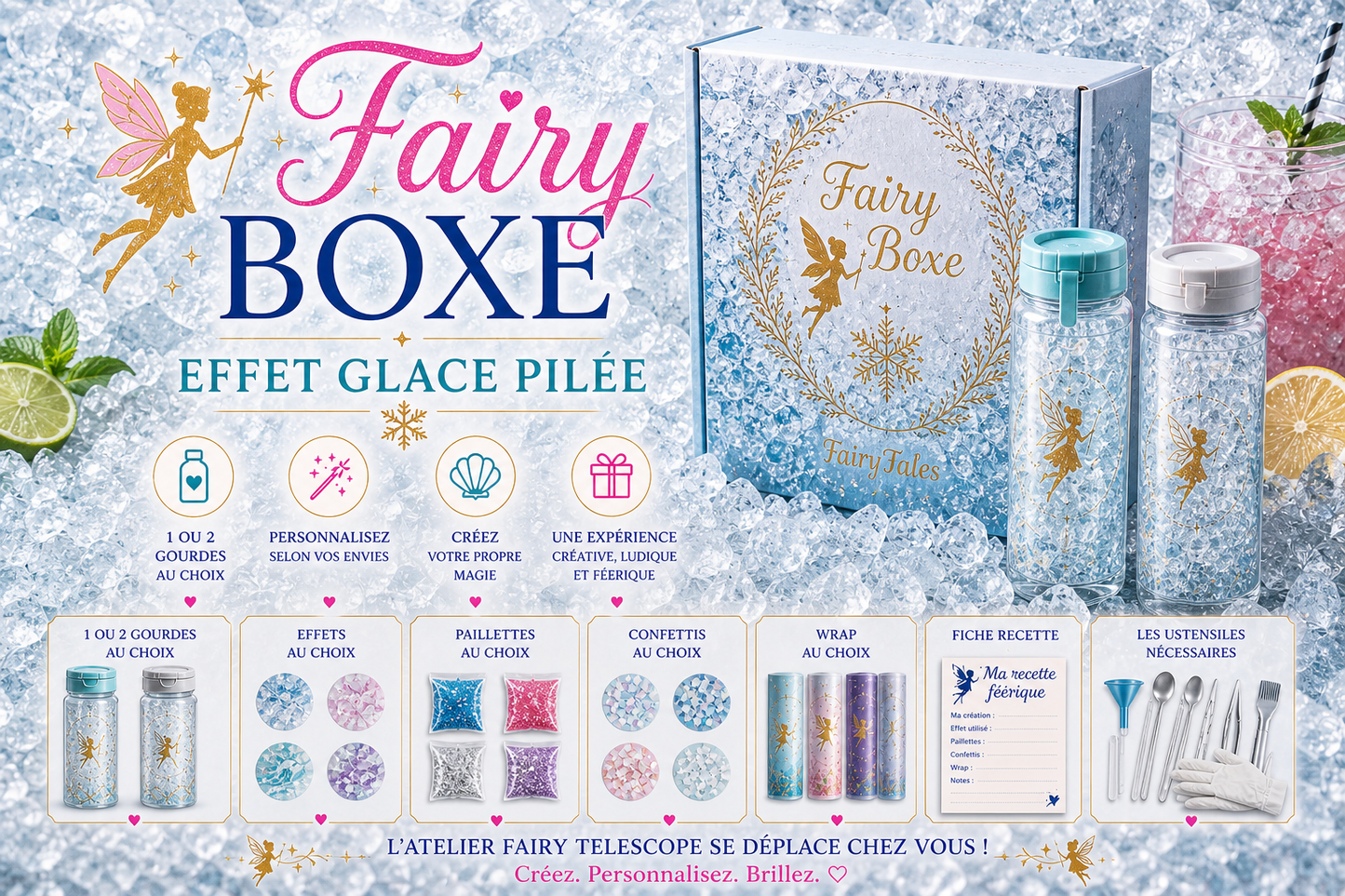 Fairybox effet glace pilée