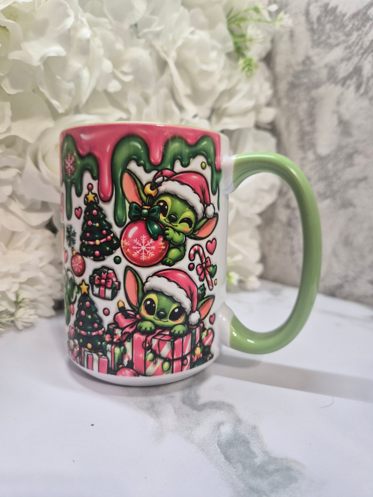 Mug 475ml Stitchouille vert