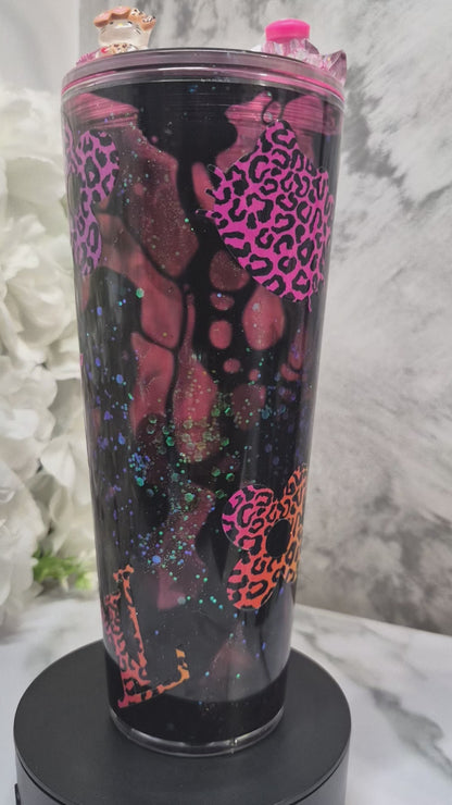 Cornetta HK lave noir et rose