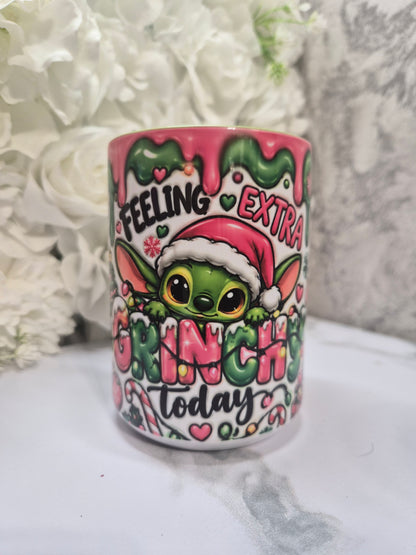 Mug 475ml Stitchouille vert