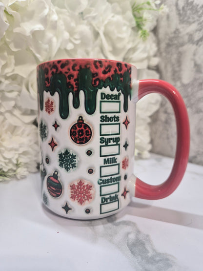 Mug 475ml Grinch rouge