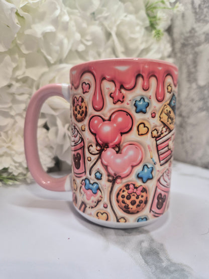 Mug 475ml Gourmand rose