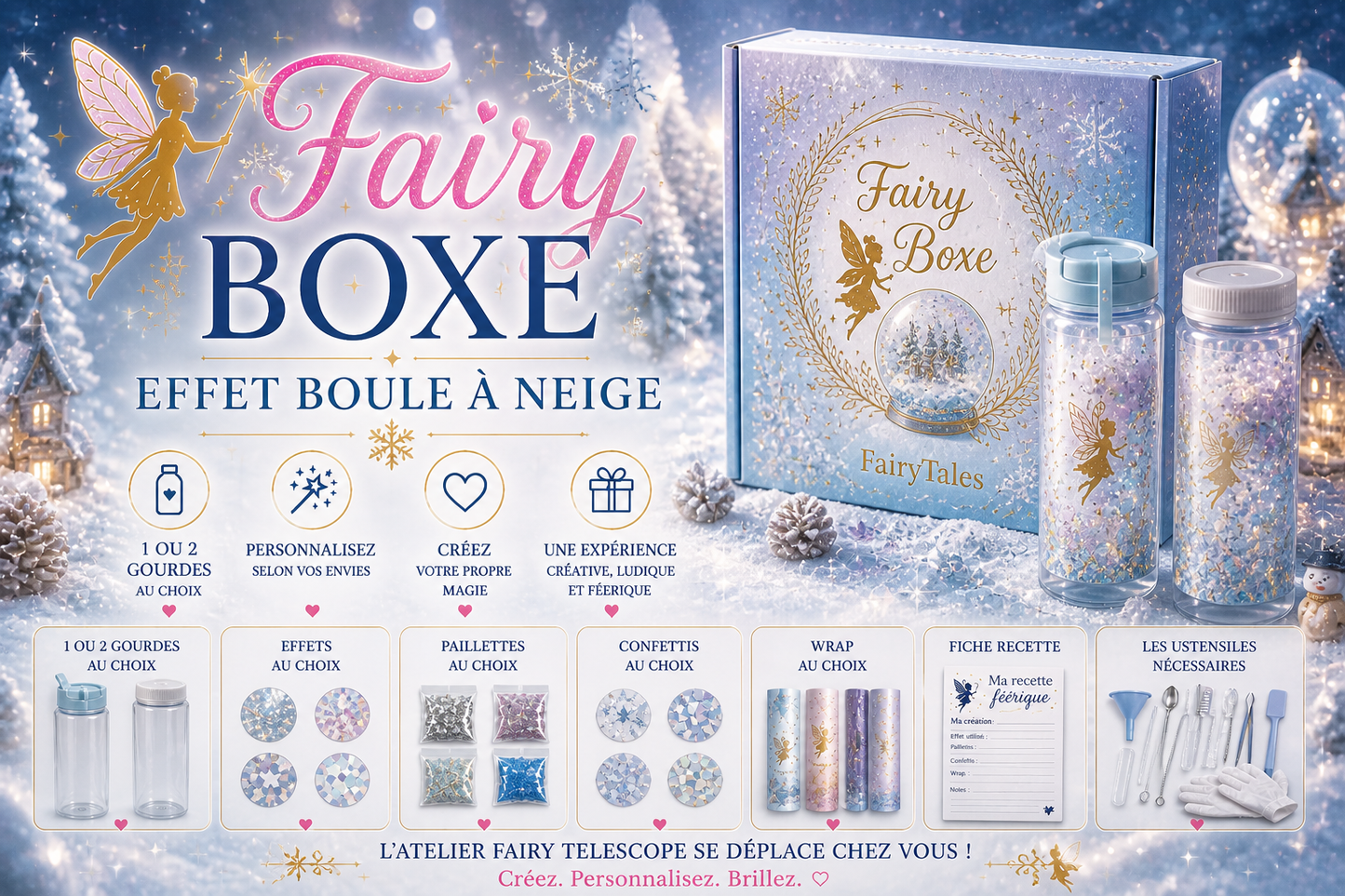 Fairybox effet boule à neige