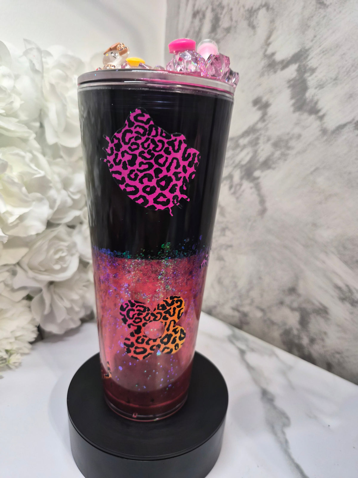 Cornetta HK lave noir et rose