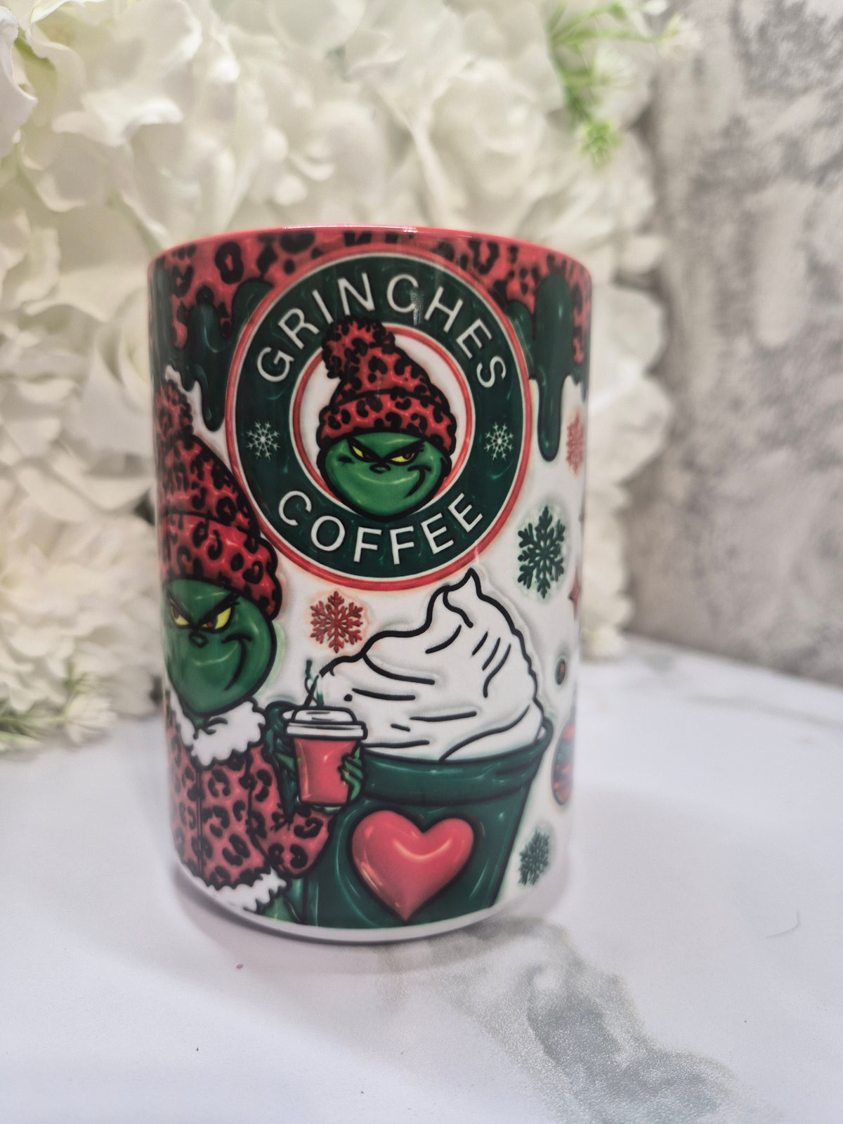 Mug 475ml Grinch rouge