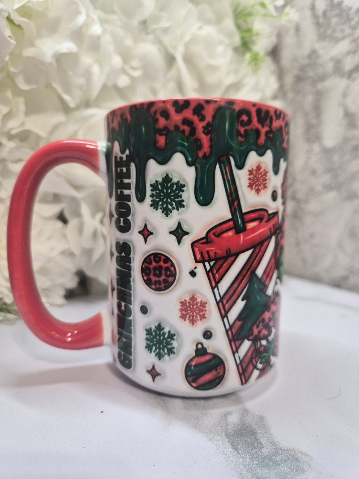 Mug 475ml Grinch rouge